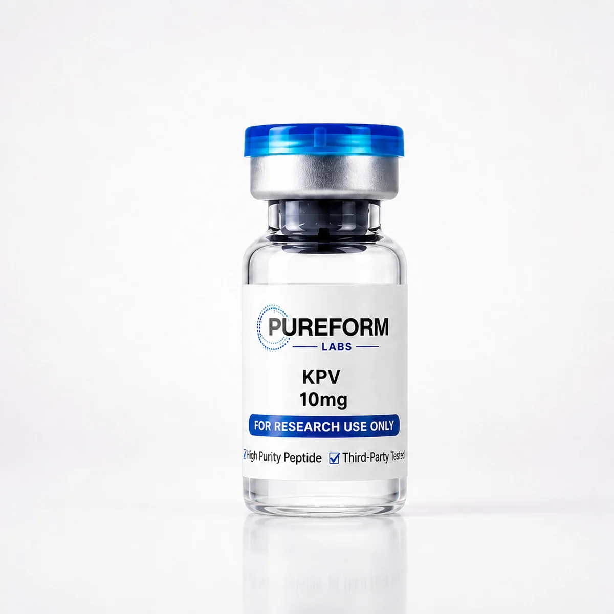 KPV 10mg research peptide vial – Pureform Labs