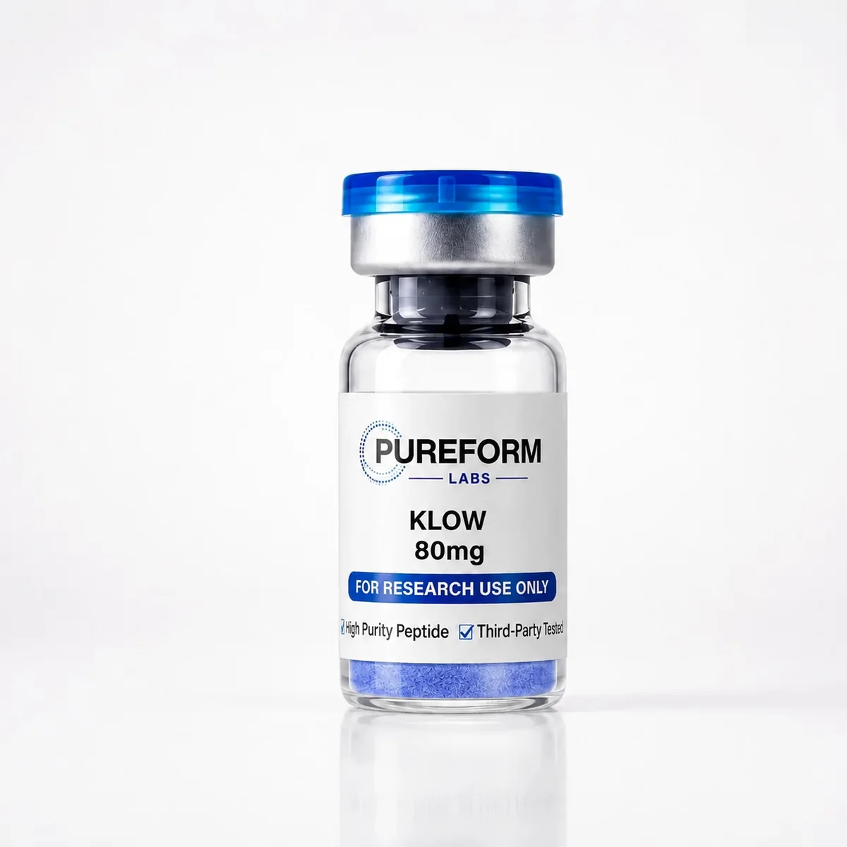 KLOW 80mg research peptide vial – Pureform Labs